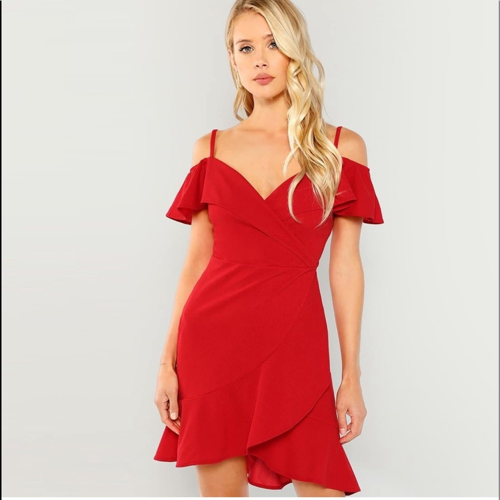 Red shein dress